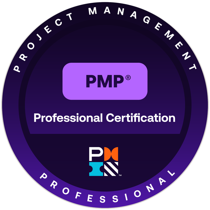 Project Management Professional (PMP) certification badge
